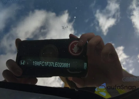 2020 Honda Civic Ex from USA, damaged, VIN 19XFC1F37LE020881